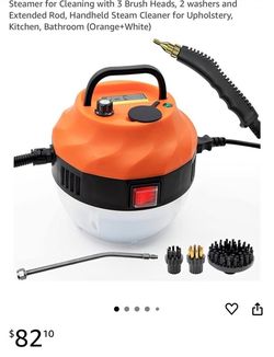 $25.00 Powerful Steamer for Cleaning 2500 watts, high temperature steamer can emit 105℃（221℉）high pressured flow of steam