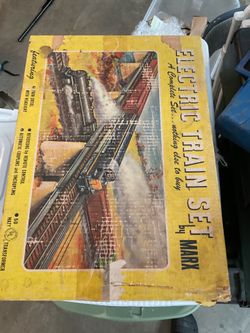 Vintage electric train set