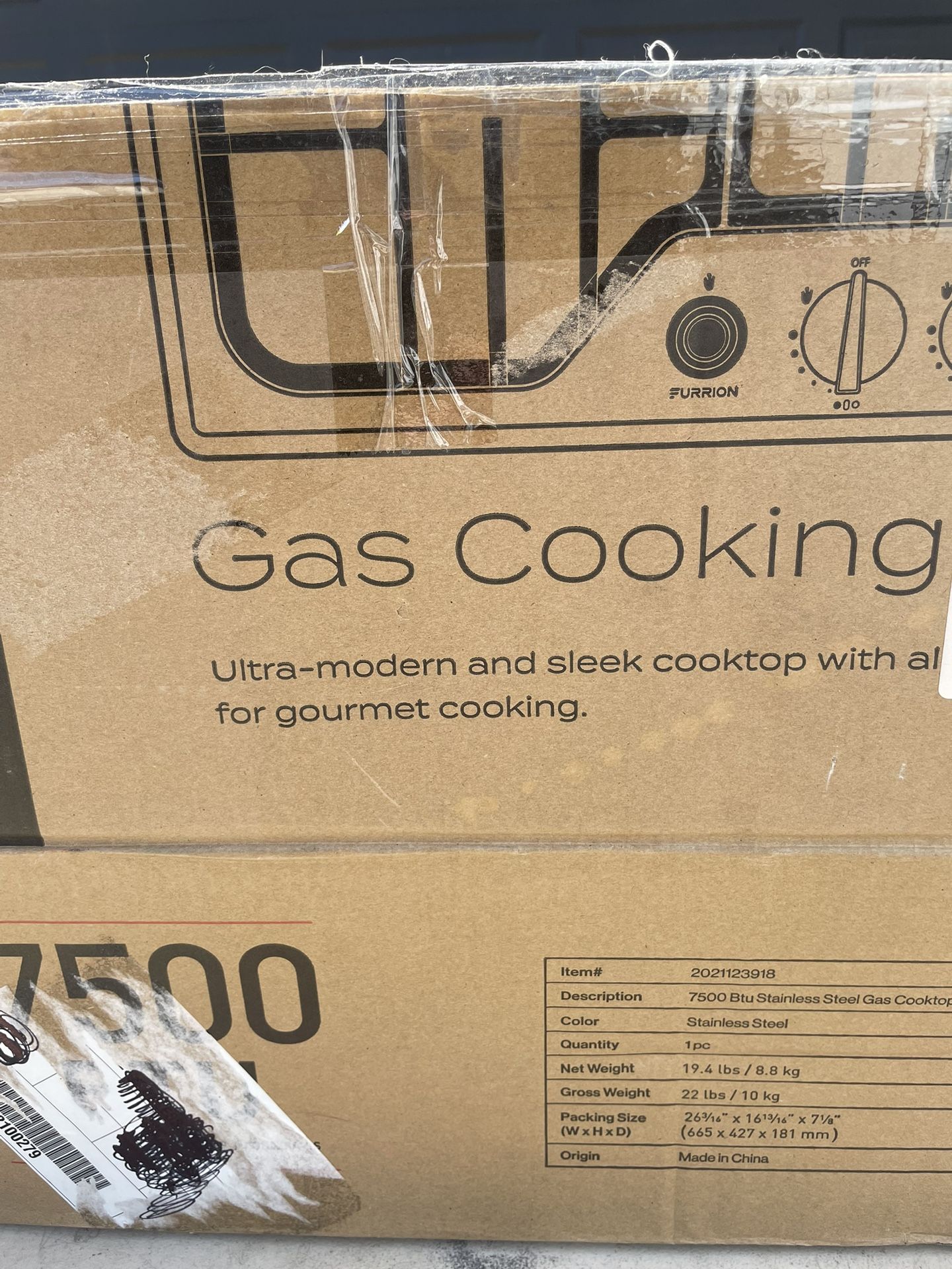 Gas Cooking Top Stove For Camper Or RV 
