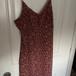 Pink floral sundress 