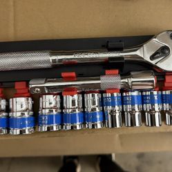 1/2 Socket Set 12 Pcs New!!