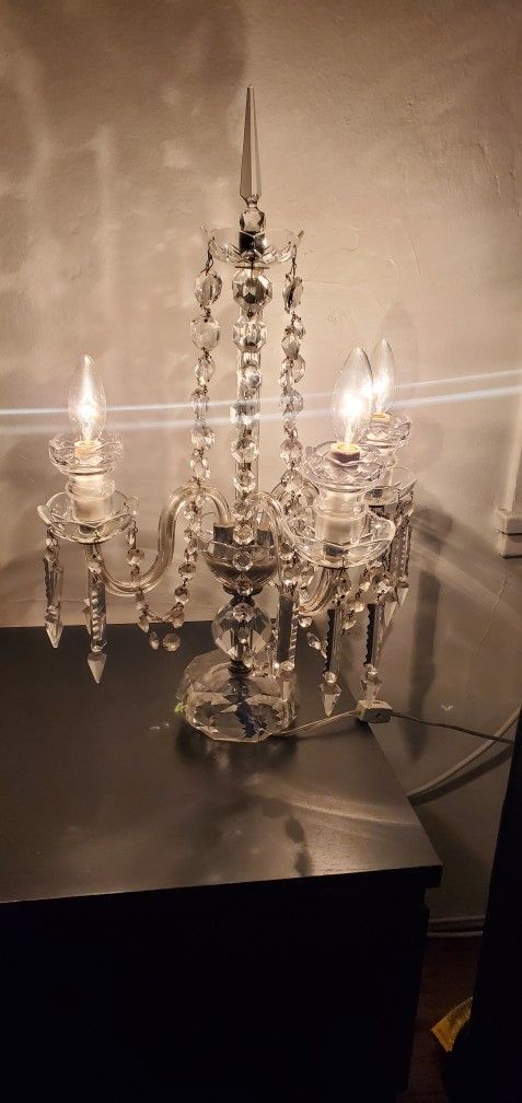 Swarovski (Circa 1920's) Crystal Table Candelabra