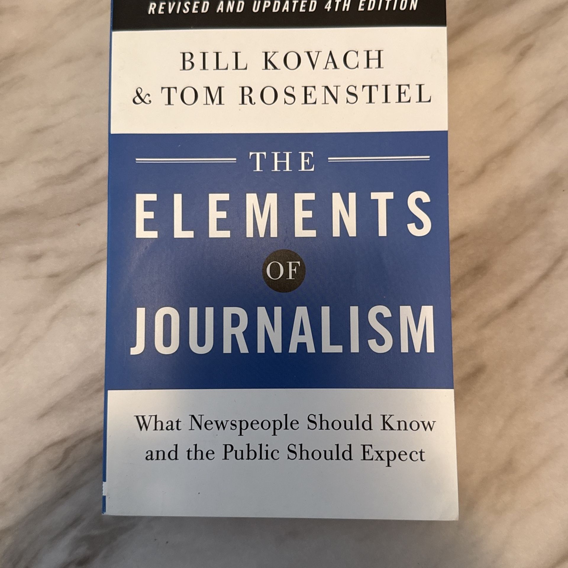 The Elements Of Journalism