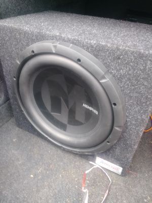 Photo Memphis 12 inch comp class d amp