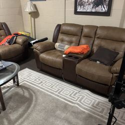 2 Piece Love Seat N Sofa  