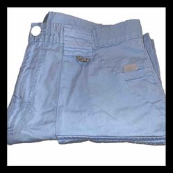 Columbia PFG Shorts Size 32 Light Blue  01268