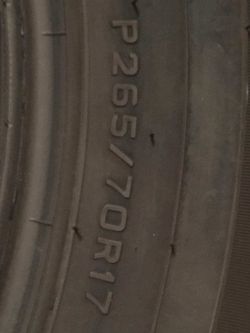 Dunlop 265/70r17