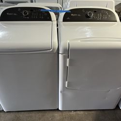 WASHER & DRYER WHIRLPOOL HEAVY DUTY SET 