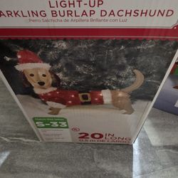 Light Up Outdoor Dachshund