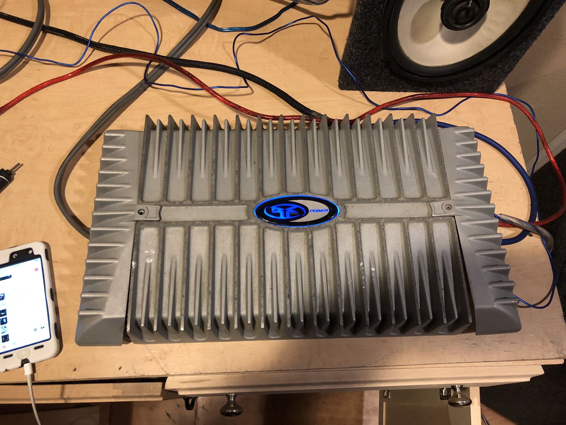 Rockford Fosgate Power 1501bd 1,500 watts at 2 ohms!!! in great condition