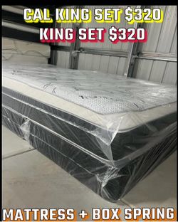 King pillow top set / Cali king