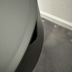 Black Round Storage Side Table