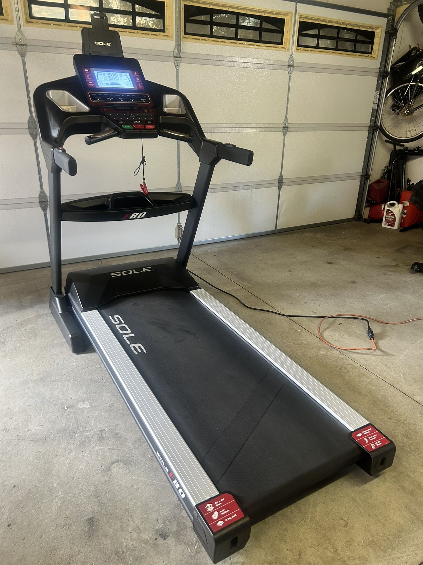 2023 Model Sole F80 Folding Treadmill