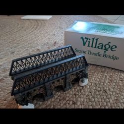 Dept 56 Stone Trestle Bridge