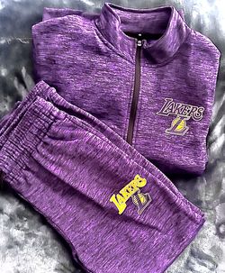 NBA LA Lakers Track Suit Plus Hat