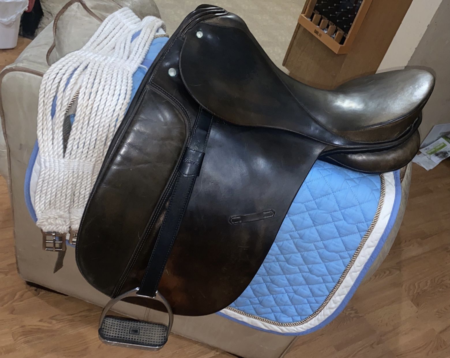 Max Hopfner Dressage Saddle Girth And Pad