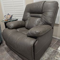 Wurstrow triple power leather recliner