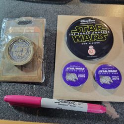 Disney Collectible Pins, Star Wars, Life Day, Force Awakens, Galaxy's Edge 