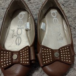STILL AVAILABLE - Bebe Girls Sz 13/1 Flats, Gently Worn
