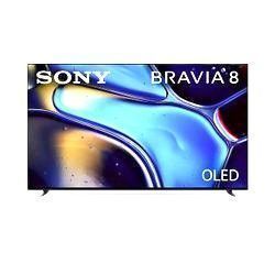 Sony 65” class BRAVIA 8 OLED 4K HDR Smart Google TV K65XR80, 2024 Model   