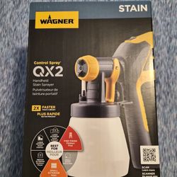 Wagner Control Spray QX2 Handheld Stain Sprayer -BRAND NEW