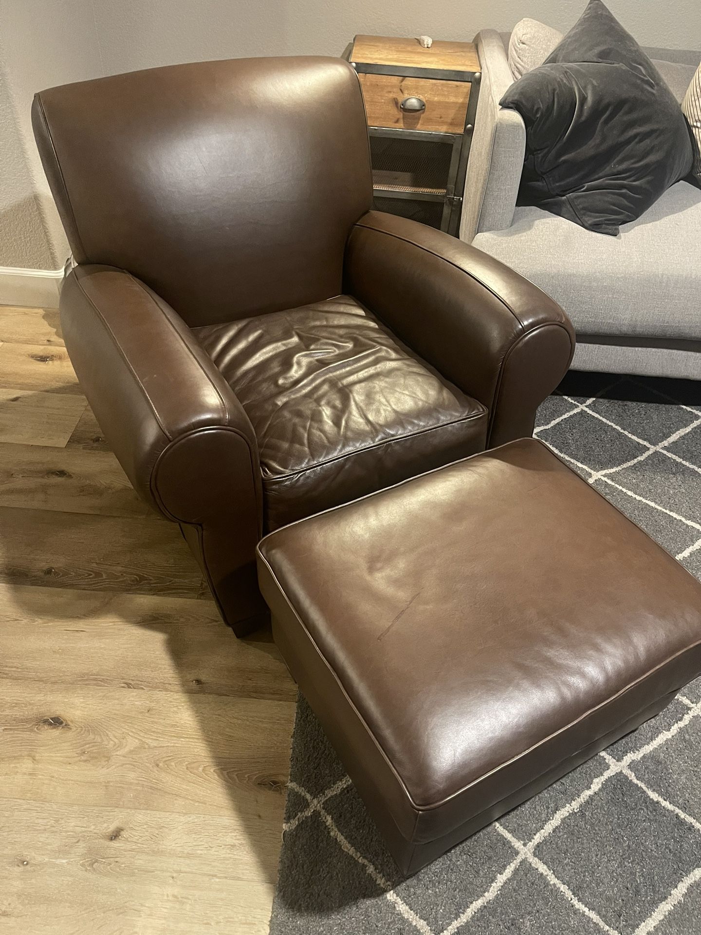 Leather Chair- Mitchell Gold + Bob Williams