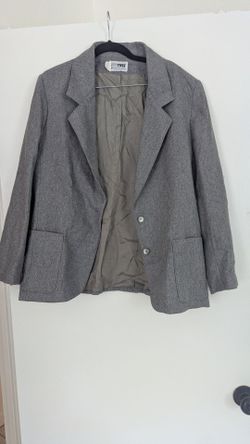 Vintage gray blazer
