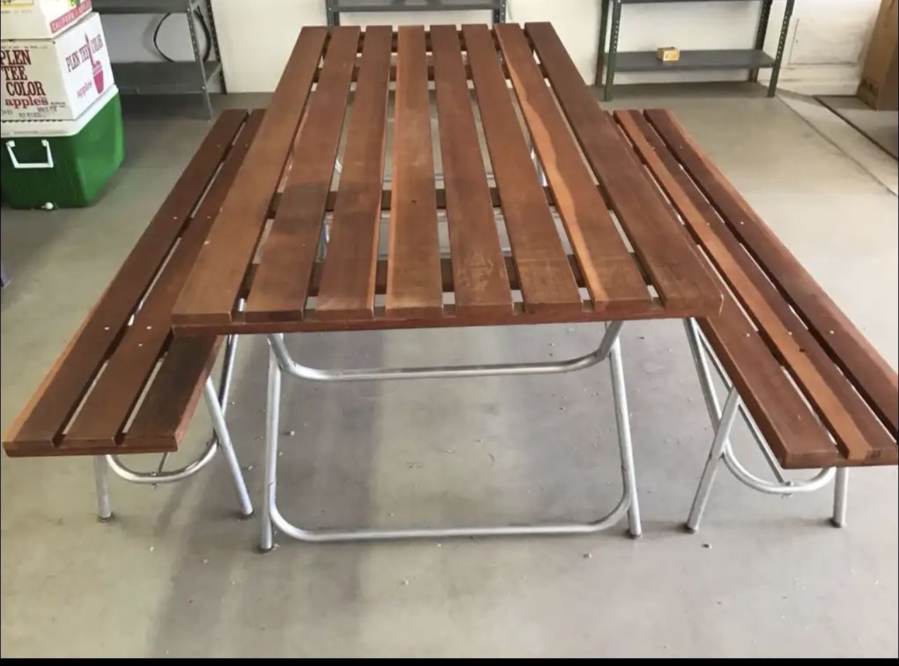 Picnic Table And Benches 