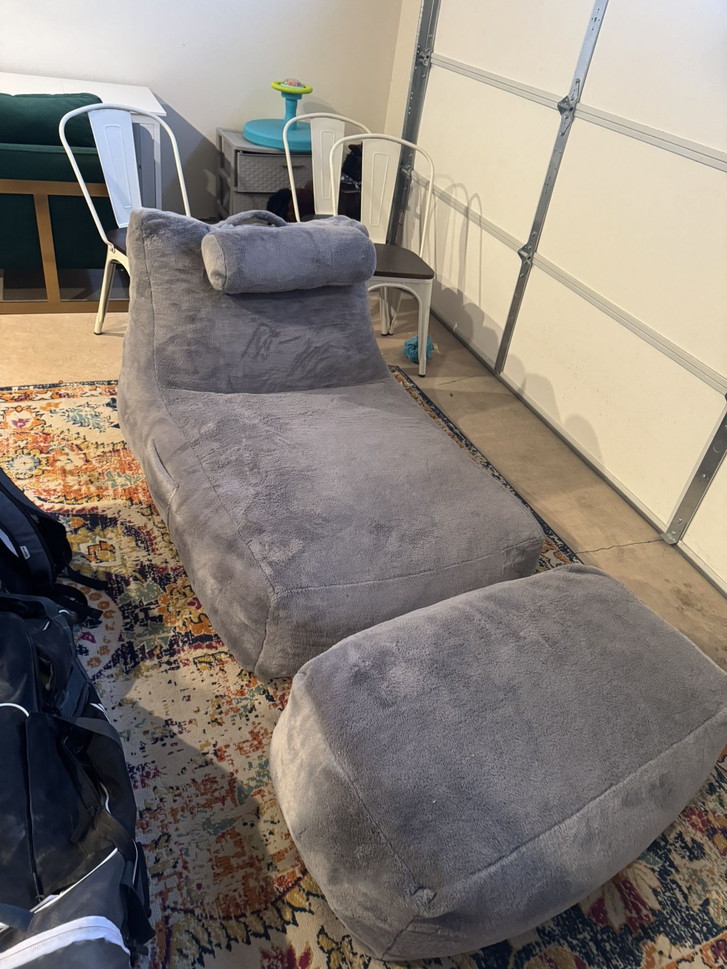 Extra Large Lounger W/ottoman