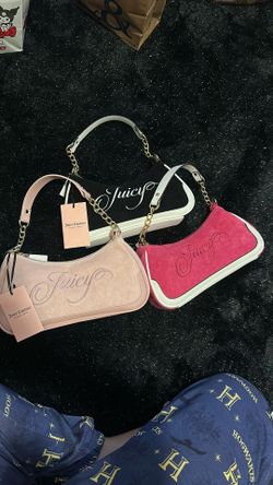 Juicy Couture Raising Star Shoulder Bags In Pink Diamond, Liquorice, And Pink Flash NWT