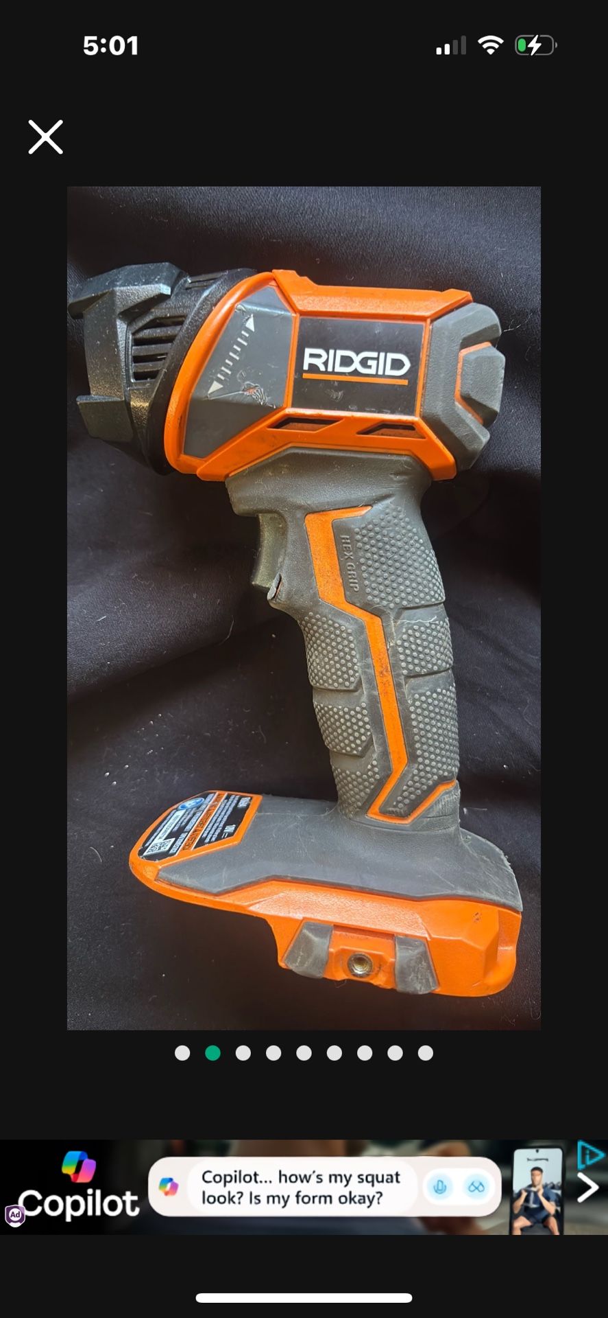RIDGID Flashlight