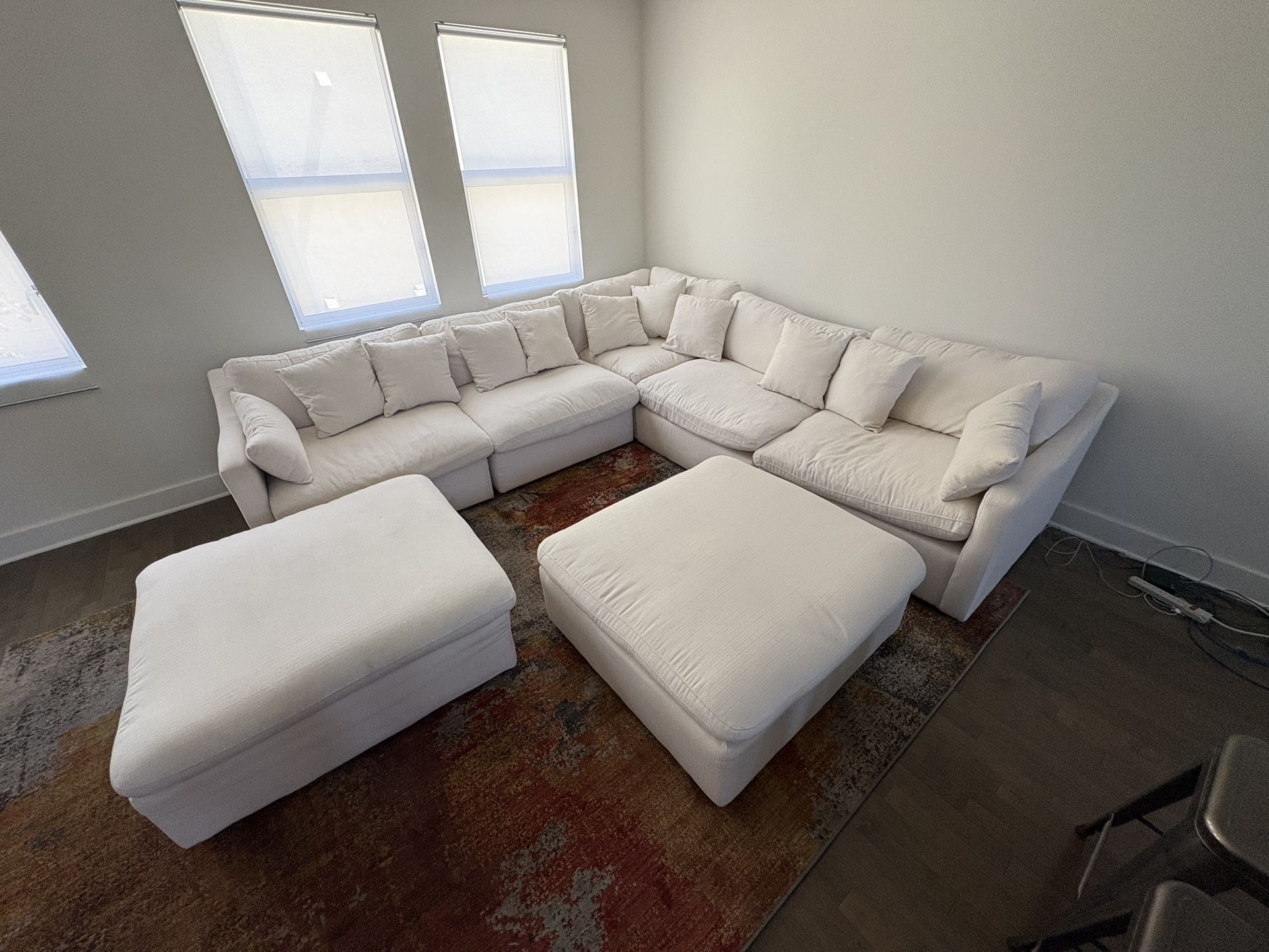 White Sectional Couch