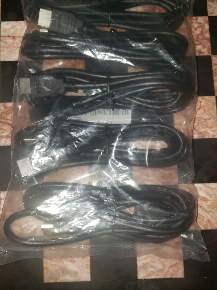 5 Pack of HDMI'S new new!