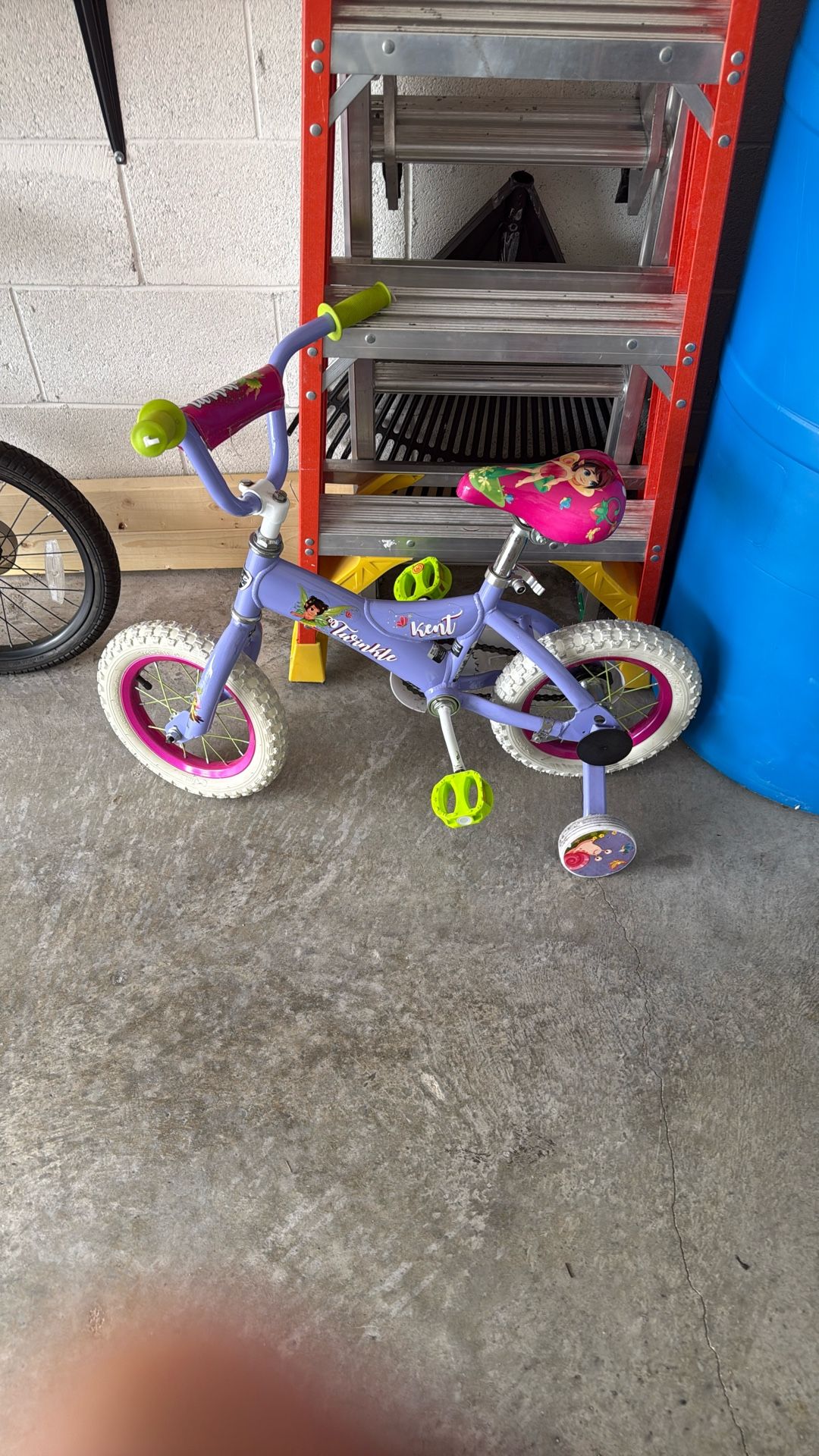 Girl Bicycle With Training Wheels