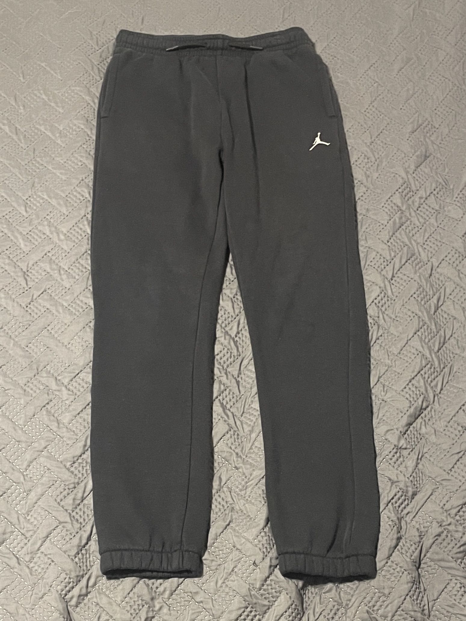 Jordan Kids Black Sweatpants with Logo