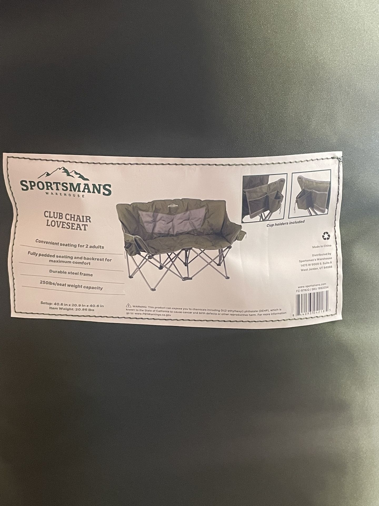 Sportsman Club Chair Loveseat - Camping Chair