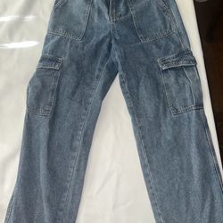 Women’s Denim Cargo Jeans