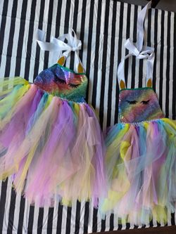 🦄 Unicorn princess costume 2 sets