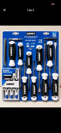 New in box Hart 21-Piece Screwdriver Set Magnetic Tips Precision