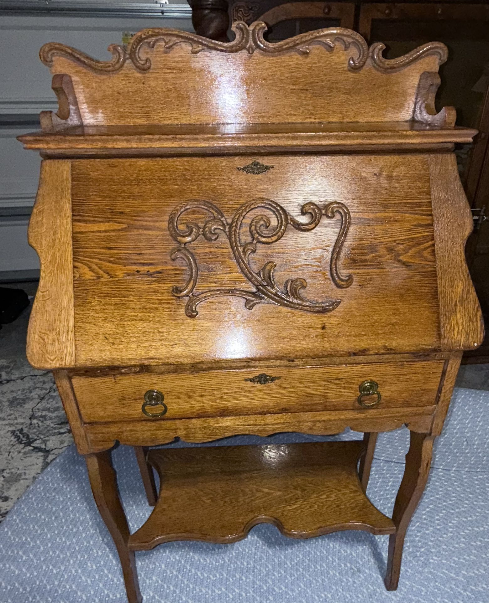 Vintage Mini Secretary Desk