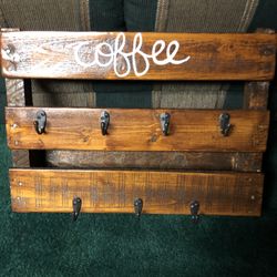 Beautiful Handmade Coffee Mug Cup Holder 