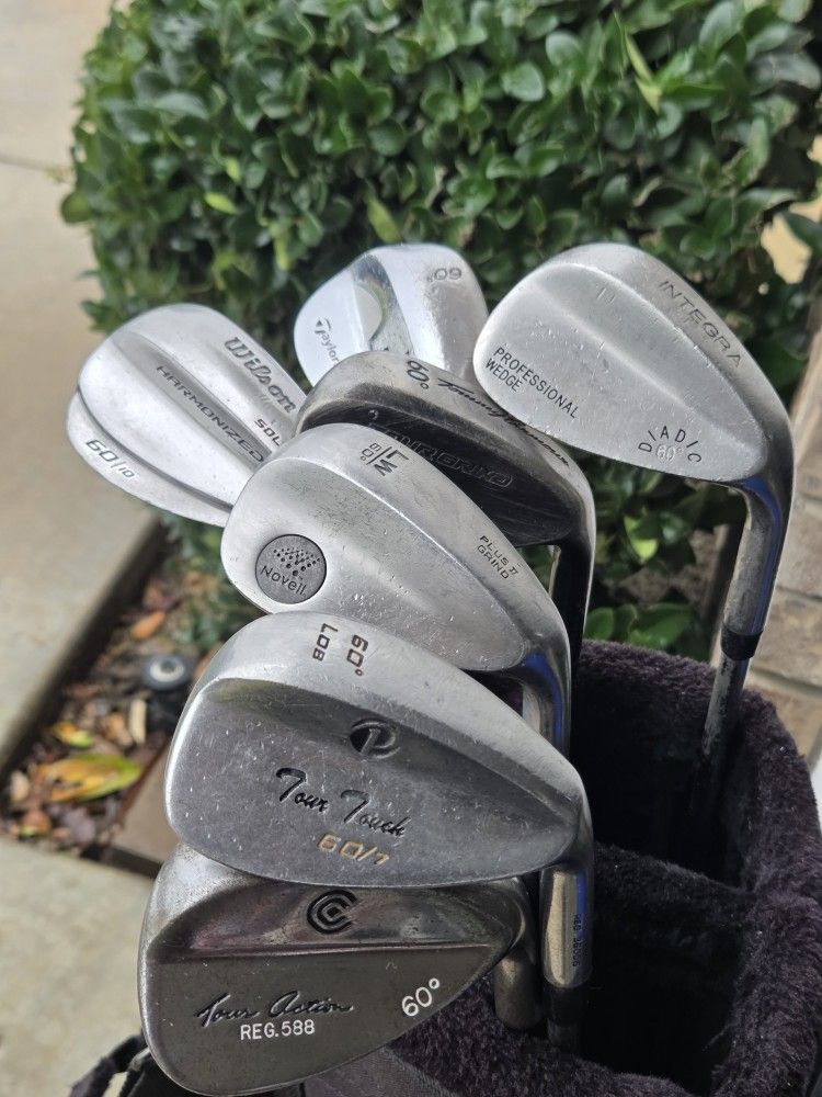 60° Lob Wedge Golf Clubs, RH $20 Each