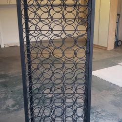 Metal 77 bottle wine bottle rack $100