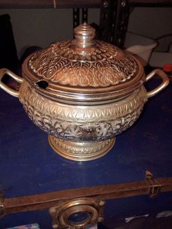 Thai Rice Silver Aluminum Server/