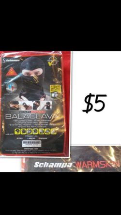 Biker mask/ warehouse