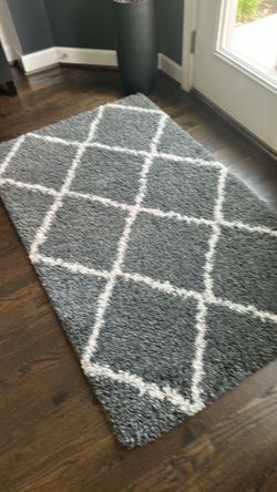 Thick shag rug 3x5