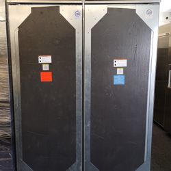 2018 Viking 60” Panel Ready Built In Side By Side Refrigerator Freezer Column Set 