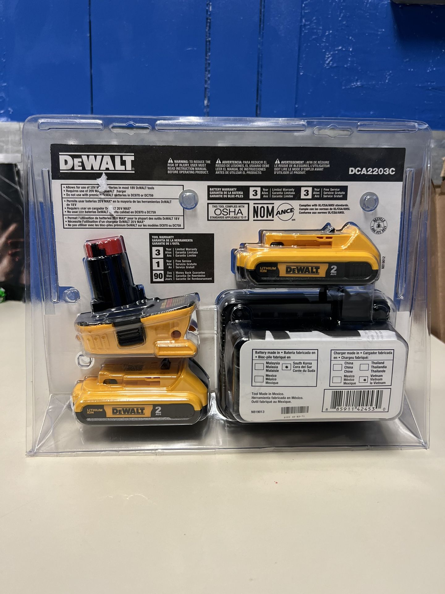 Lithium Ion Battery 18 To 20 Volt Dewalt Battery Adapter DeWALT 18