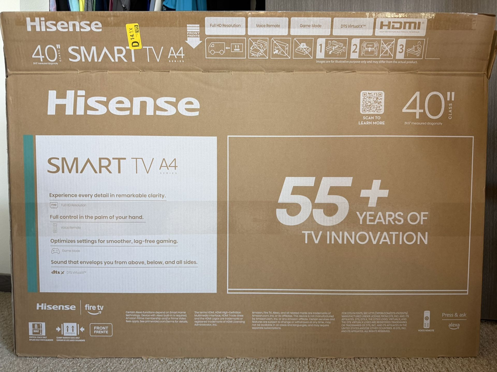 Hisense 40 Inch TV