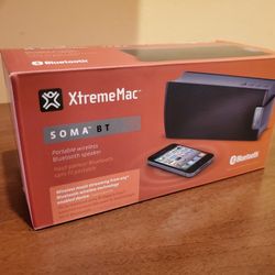 Portable wireless Bluetooth speaker- XtremeMac SomaBT